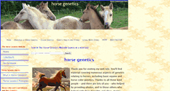 Desktop Screenshot of horse-genetics.com